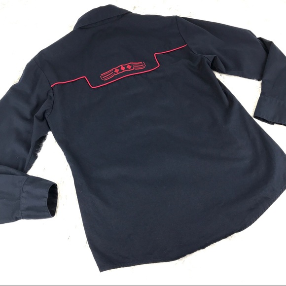 Vintage Wrangler Western Wear Rodeo Button Down Shirt EUC - Picture 2 of 8